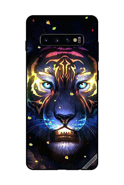 Covernex غطاء حماية لهاتف سامسونج جالاكسي S10 بلس - أسد مضيء