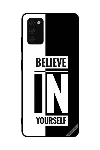 Covernex غطاء حماية لهاتف سامسونج جالاكسي A03s 4G Beleive In Yourself باللوني...