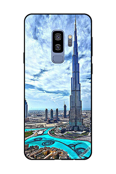 Covernex غطاء حماية لهاتف سامسونج جالاكسي إس 9 بلس - برج خليفة - غيوم تلامس ا...
