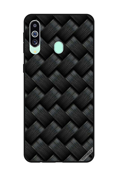 Covernex غطاء حماية لهاتف سامسونج جالاكسي M40/A60 بنقشة خطوط سوداء