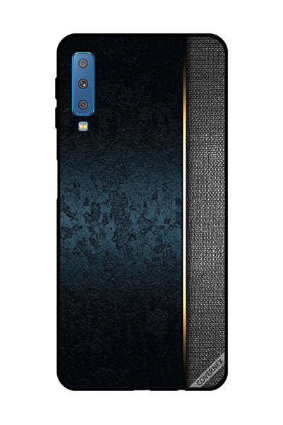 Covernex غطاء حماية لهاتف سامسونج جالاكسي A7 2018 بنقشة جلد أخضر داكن