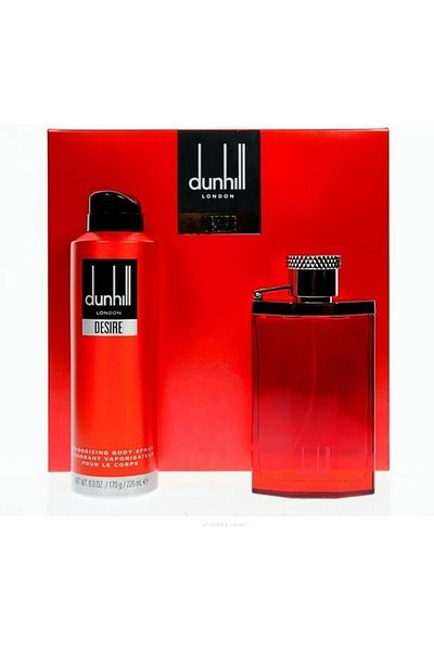 Dunhill Desire Red for Men Set EDT 100Ml with Body Spray 226Ml