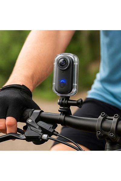 PYKA HOME SHOP Compact Video Camera, 4K, wi-fi connection, waterproof housing, 120° wide angle, Body Cam