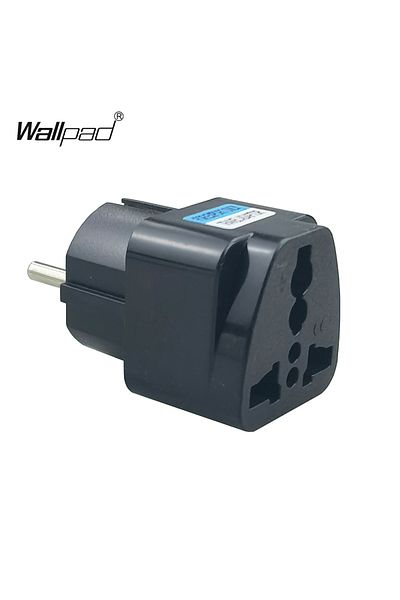 Choice Black Black EU Plug Adapter International Universal AU UK US To Euro KR RU French Travel Adaptor Ele
