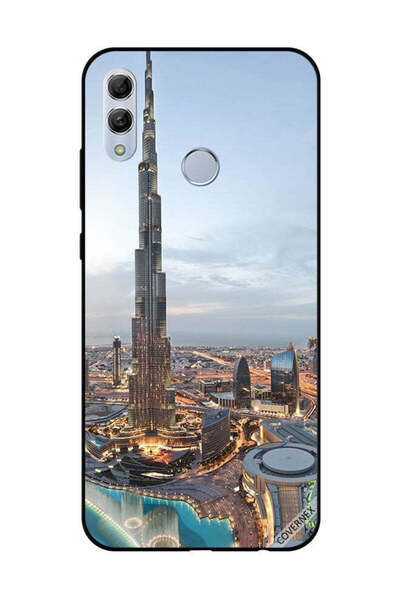 Covernex غطاء حماية لهاتف Honor 10 Lite منظر جميل لوسط مدينة دبي