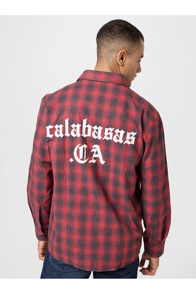 Burton Menswear London Calabasas print shirt