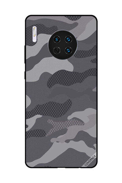 Covernex غطاء حماية لهاتف هواوي ميت 30 بنمط مموه رمادي