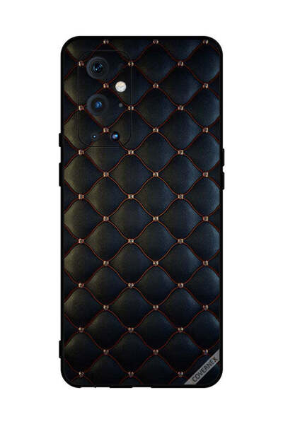 Covernex غطاء حماية لهاتف OnePlus 9 Pro مطبوع عليه نقشة قماش سوداء