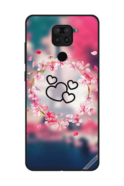 Covernex غطاء حماية لهاتف شاومي ريدمي نوت 9 - قلوب سوداء