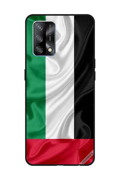 Covernex غطاء حماية لهاتف OPPO A74/F19 4G قماش علم الإمارات العربية المتحدة