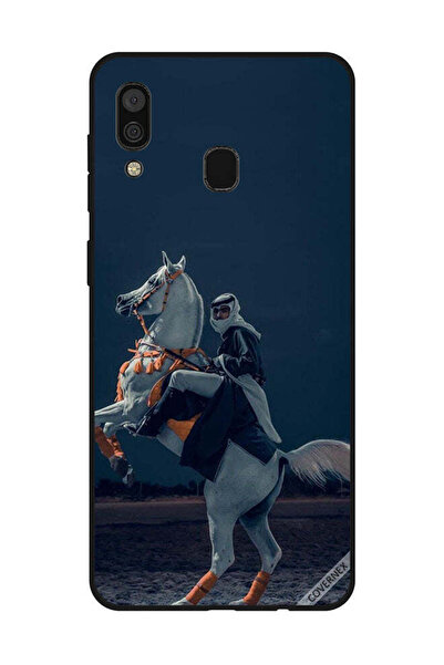 Covernex غطاء حماية لهاتف سامسونج جالاكسي A30 - شاب على حصان