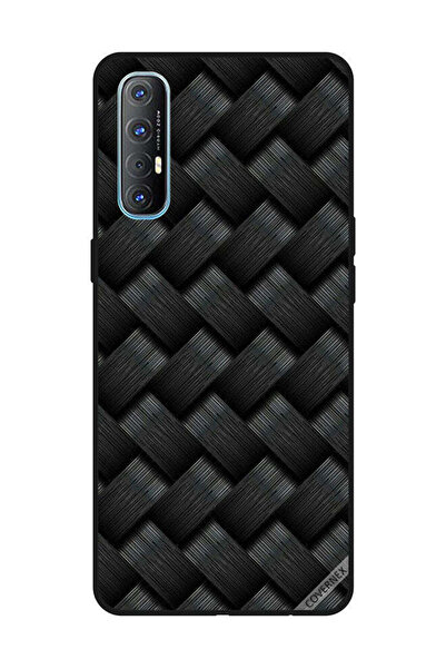 Covernex غطاء حماية لهاتف OPPO Reno 3 Pro بنقشة خطوط سوداء