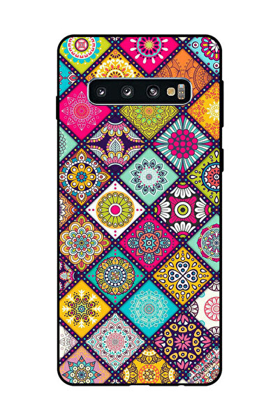 Covernex غطاء حماية لهاتف سامسونج جالاكسي S10 بنقشة زهور متعددة الأشكال