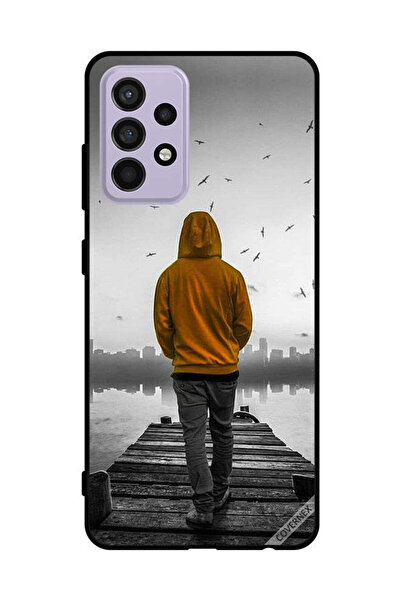Covernex غطاء حماية لهاتف سامسونج جالاكسي A52s 5G - فتى حزين يمشي