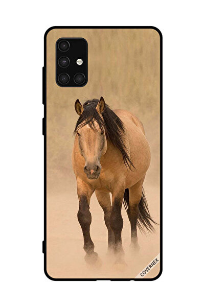 Covernex غطاء حماية لهاتف سامسونج جالاكسي A71 4G - سباق الخيل البني