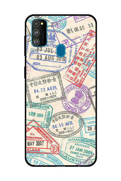 Covernex غطاء حماية لهاتف سامسونج جالاكسي M30s - طوابع السفر