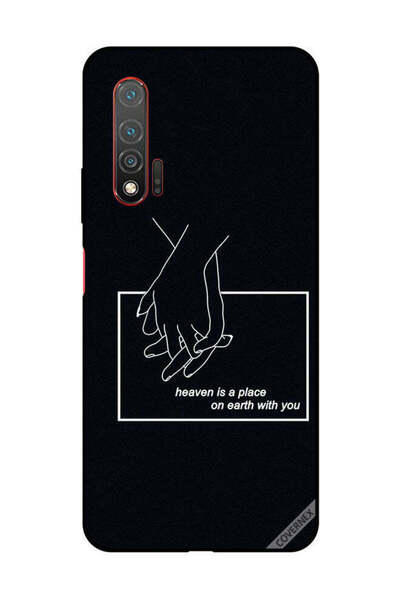 Covernex غطاء حماية لهاتف هواوي نوفا 6 5G الجنة مكان على الأرض معك