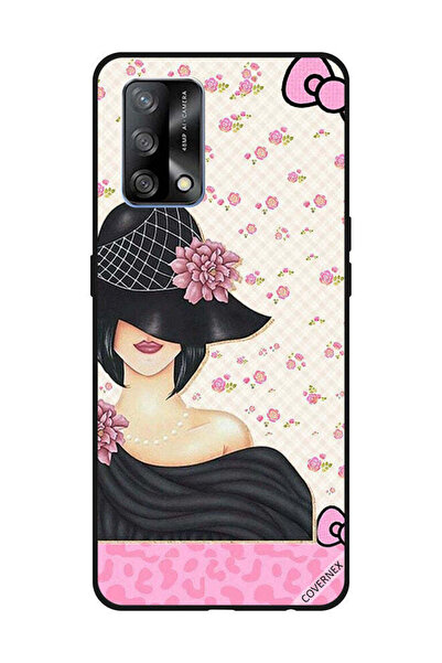 Covernex غطاء حماية لهاتف OPPO A74/F19 4G - فتاة ذات قبعة سوداء