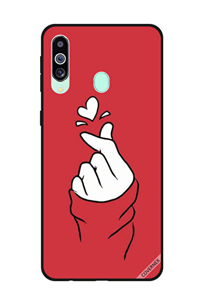 Covernex غطاء حماية لهاتف سامسونج جالاكسي M40/A60 سناب لوف أحمر