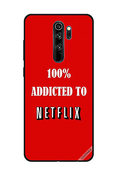 Covernex غطاء حماية لهاتف شاومي ريدمي نوت 8 برو، مدمن على نتفليكس بنسبة 100%