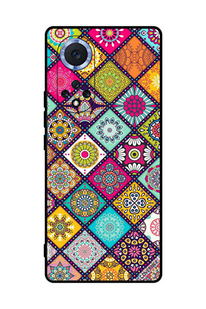 Covernex غطاء حماية لهاتف هواوي نوفا 9 برو بنقشة زهور متعددة الأشكال