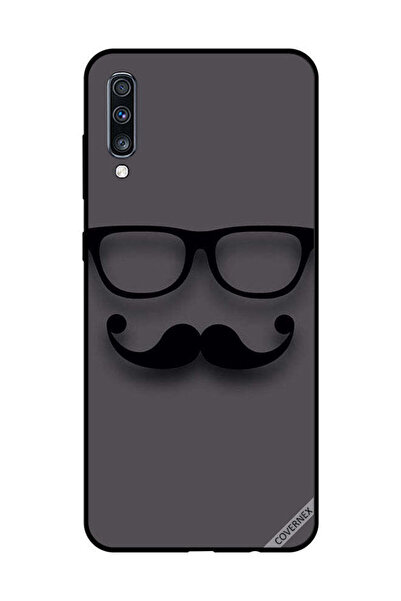 Covernex غطاء حماية لهاتف سامسونج جالاكسي A70 - أسود - زجاج وشارب