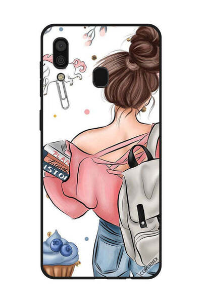 Covernex غطاء حماية لهاتف سامسونج جالكسي A30 كتب في متناول اليد خطة متعلمة وت...