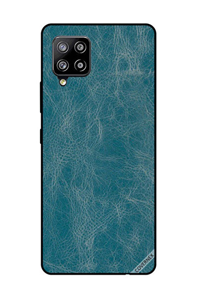 Covernex غطاء حماية لهاتف سامسونج جالاكسي M42 5G بنمط جلدي أزرق