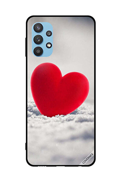 Covernex غطاء حماية لهاتف سامسونج جالاكسي M32 5G بتصميم قلب أحمر جميل