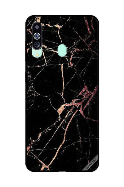 Covernex غطاء حماية لهاتف سامسونج جالاكسي M40 بنمط رخامي أسود