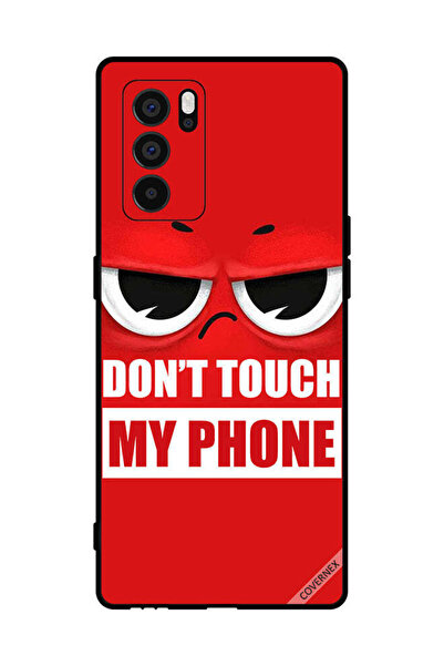 Covernex Protective Case Cover For Oppo Reno6 Pro+ 5G Don't Touch My Phone Red