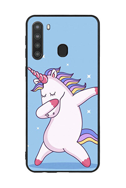 Covernex غطاء حماية لهاتف سامسونج جالاكسي A21 يونيكورن داب بلو