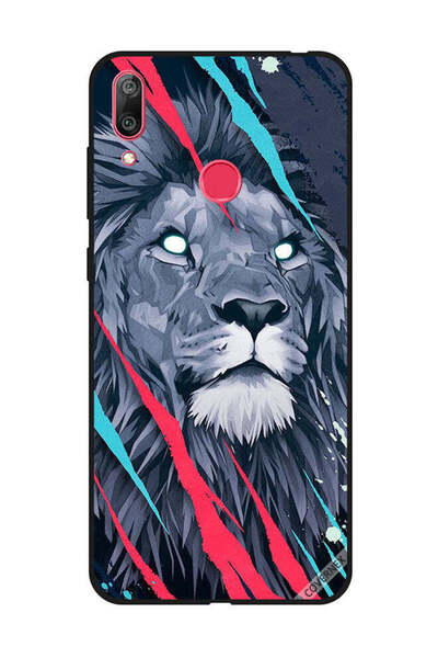 Covernex غطاء حماية لهاتف هواوي Y7 Prime 2019 - فن الأسد الملك
