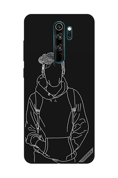 Covernex غطاء حماية لهاتف شاومي ريدمي نوت 8 برو رسم جاكت بوي