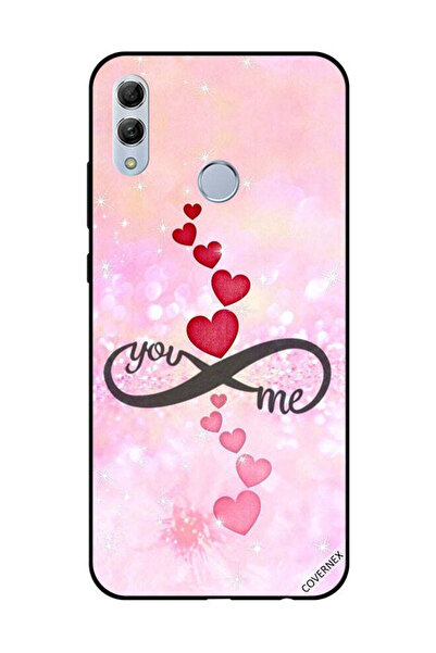 Covernex غطاء حماية لهاتف Honor 10 Lite - قلوب حمراء ووردية - You Infinity Me