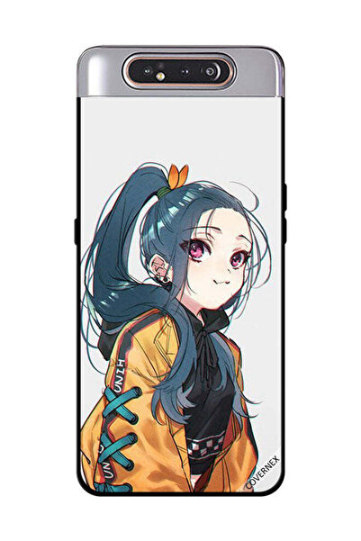 Covernex Protective Case Cover For Samsung Galaxy A80 Cute Girl Feeling Cold
