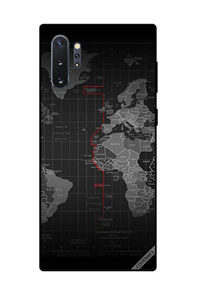 Covernex غطاء حماية لهاتف سامسونج جالكسي نوت 10 بلس بطبعة حدود المحيط