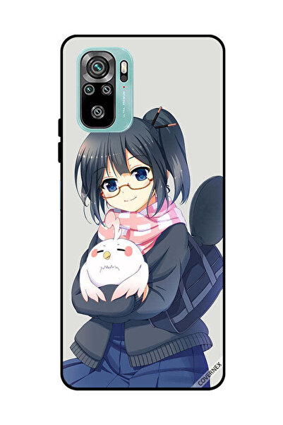 Covernex غطاء حماية لهاتف شاومي ريدمي نوت 10 4G فتاة تحمل حيوانًا أليفًا