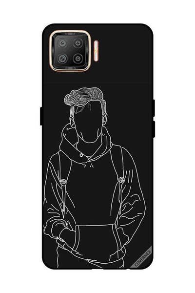 Covernex غطاء حماية لهاتف OPPO F17 رسم جاكت بوي