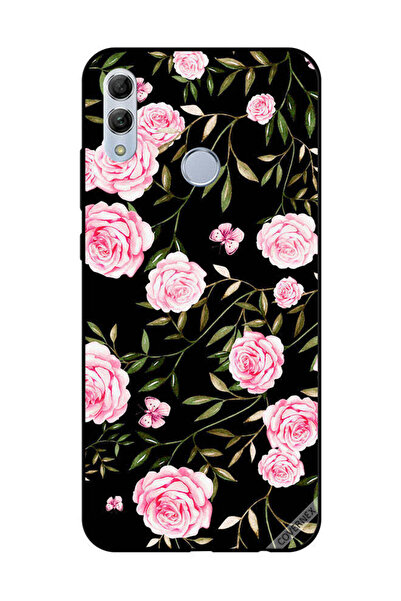Covernex غطاء حماية لهاتف Honor 10 Lite بنقشة ورود وردية في باقات من الأوراق ...