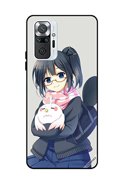 Covernex غطاء حماية لهاتف شاومي ريدمي نوت 10 برو 4G فتاة تحمل حيوانًا أليفًا