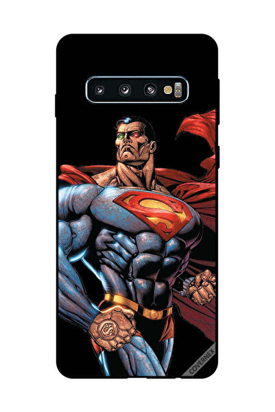 Covernex غطاء حماية لهاتف سامسونج جالاكسي S10 سوبر مان
