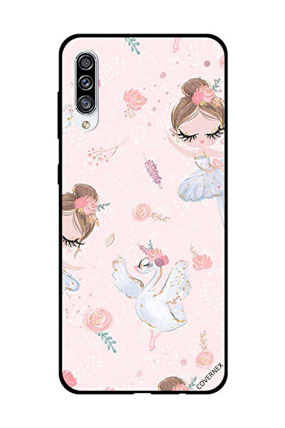 Covernex غطاء حماية لهاتف سامسونج جالاكسي A30s - فتاة وزهور
