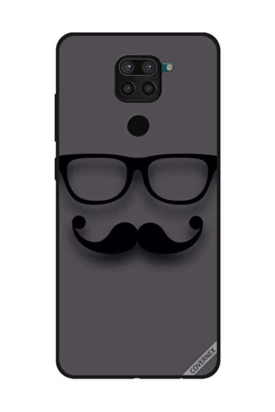 Covernex غطاء حماية لهاتف شاومي ريدمي نوت 9 - أسود، زجاجي وشارب