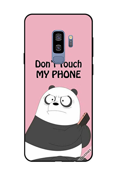 Covernex غطاء حماية لهاتف سامسونج جالاكسي S9 بلس - لا تلمس هاتفي - باندا
