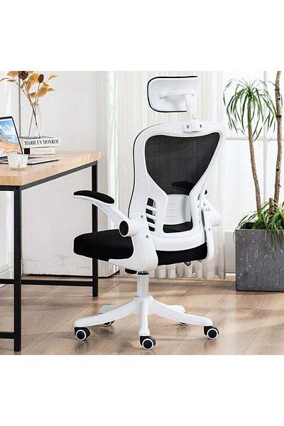 COOYA Office Chair,Ergonomic,Adjustable Height,with Lumbar Support,for Office,Height 112cm,Width 52cm