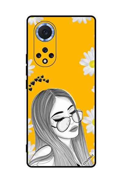 Covernex غطاء حماية لهاتف هواوي نوفا 9 برو - فتاة تحب خيالات النظارات