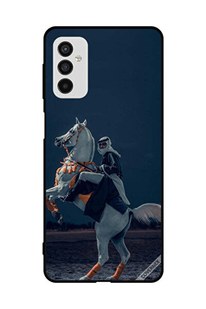 Covernex غطاء حماية لهاتف سامسونج جالاكسي M52 5G، شاب على حصان