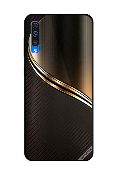 Covernex غطاء حماية لهاتف سامسونج جالاكسي A50 بنمط ذهبي داكن