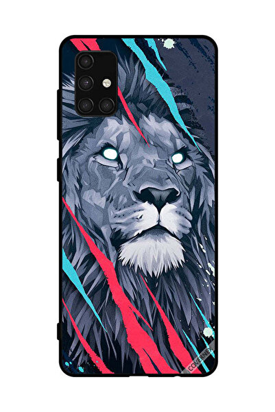 Covernex غطاء حماية لهاتف سامسونج جالاكسي A71 4G برسومات الأسد الملك
